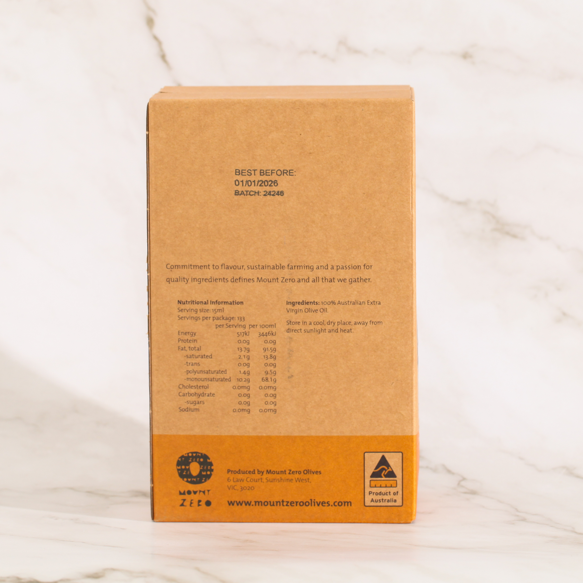 Frantoio EVOO 2L - Mount Zero